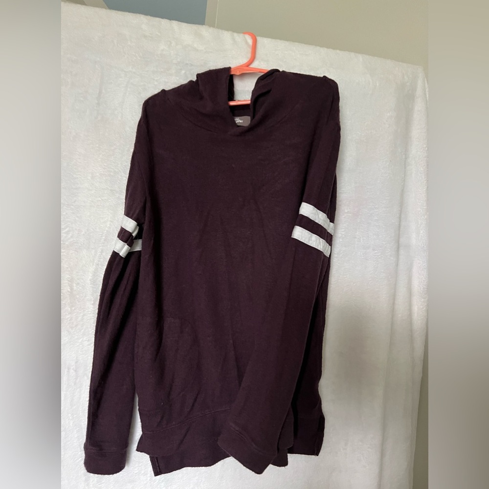 Lightweight purple hoodie